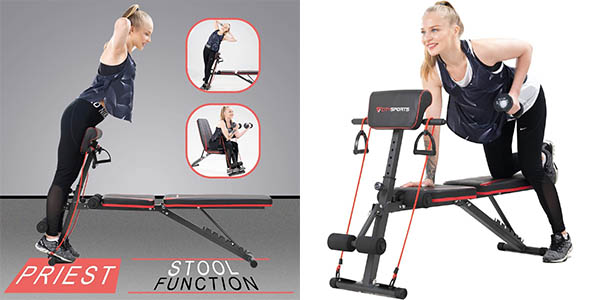 Chollo Banco plegable para musculación y fitness CITYSPORTS por sólo 59,99€ con envío gratis (-45%)