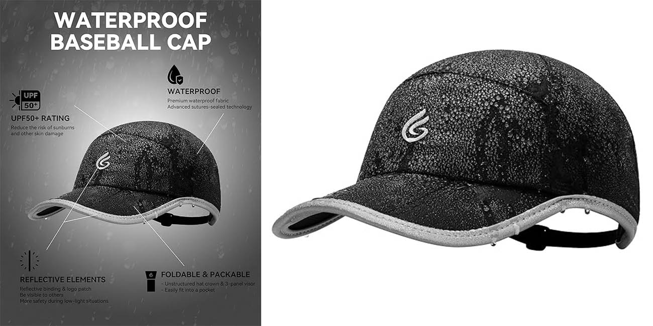 Chollo Gorra impermeable Gisdanchz con protección UPF50+ por solo 13,59€ (-38%)