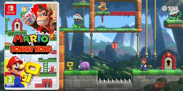 Chollazo Mario vs. Donkey Kong para Nintendo Switch por sólo 32,99€ con envío gratis (-34%)