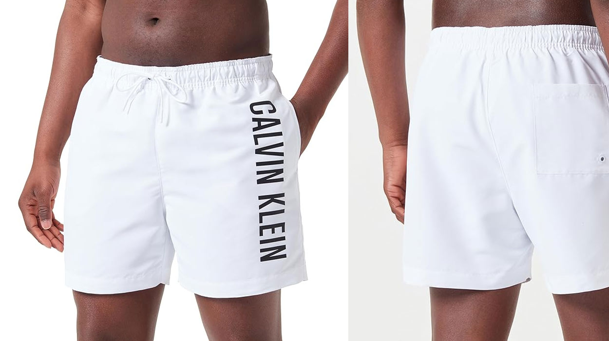 Chollo Bañador Calvin Klein Medium Drawstring para hombre por sólo 32€ con envío gratis (51% de descuento)