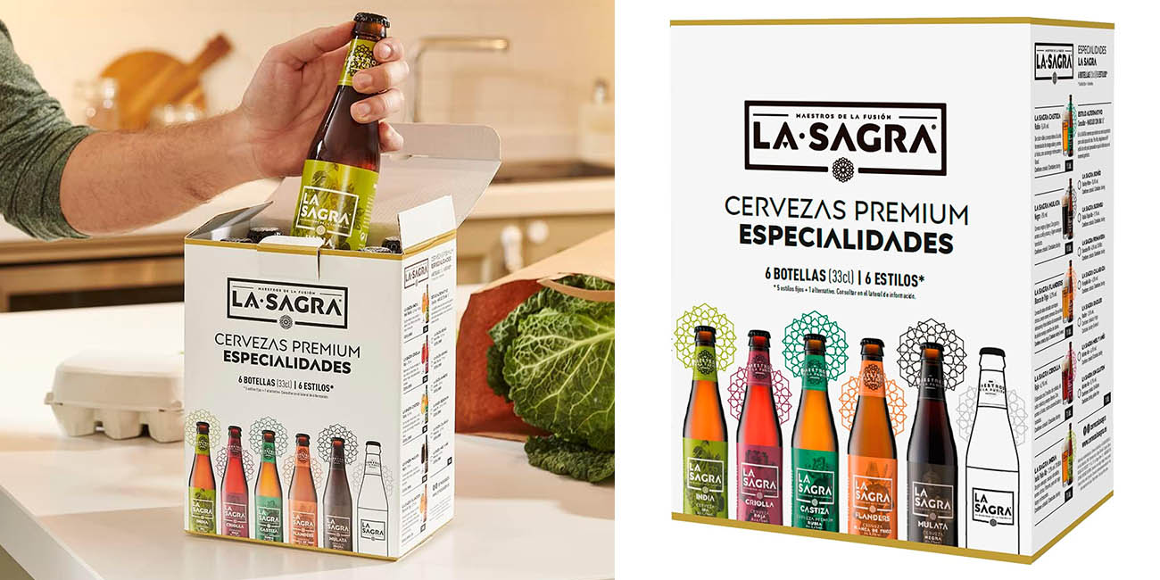 Chollo Pack Degustación La Sagra con 6 cervezas de 330 ml por solo 6,69€ (-26%)