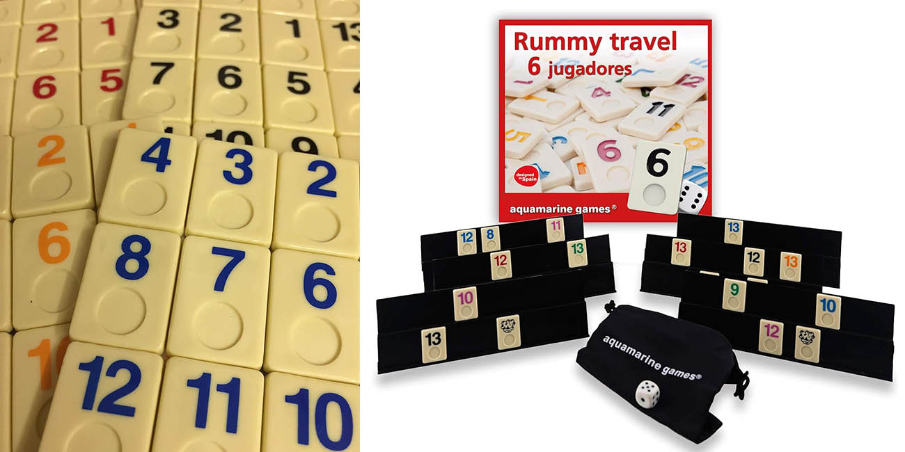 Chollo Juego Rummy travel de Aquamarine Games para 6 jugadores por solo 12,40€ (-17%)