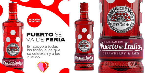 Chollo Ginebra Puerto de Indias edición especial Feria de 70 cl por solo 12,89€ (-22%)