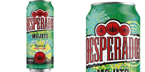 Chollo Pack x24 latas Cerveza Desperados tequila mojito de 500 ml por sólo 29,28€ con envío gratis (34% de descuento)