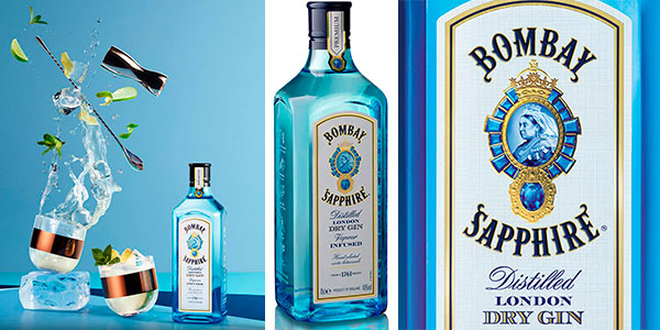 Chollo Ginebra Bombay Sapphire de 700 ml por sólo 17,91€ (-20%)