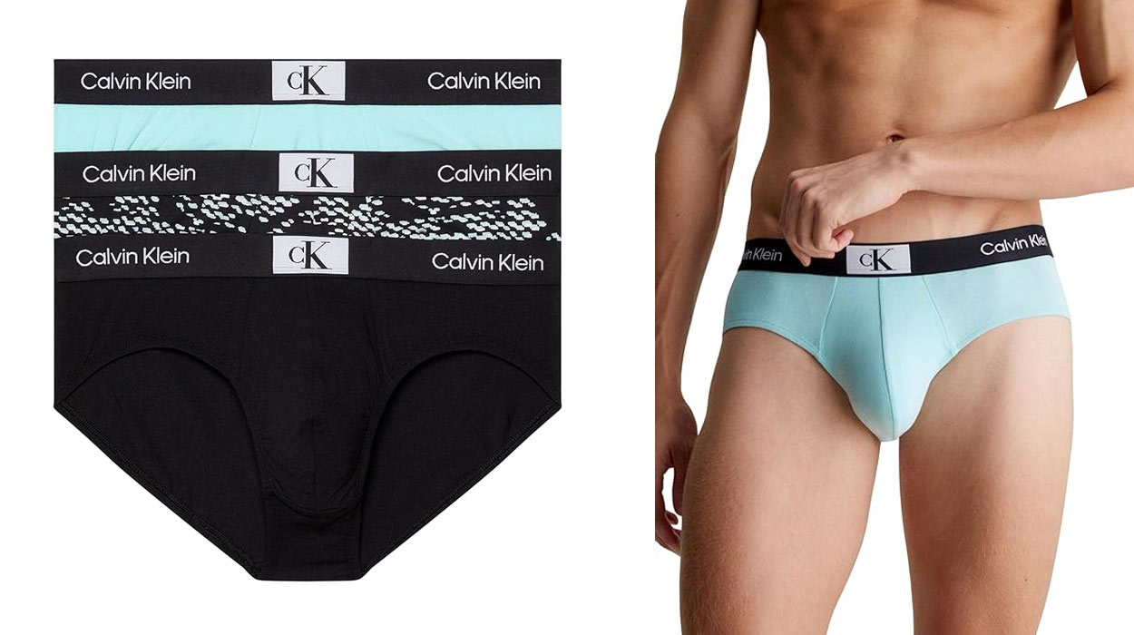 Chollo Pack x3 Calzoncillos Calvin Klein Brief por sólo 23€ (52% de descuento)