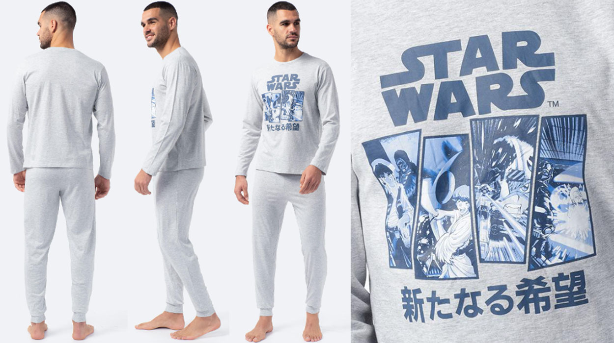 Chollo Pijama largo de Star Wars para hombre por sólo 7,99€ (-53%)