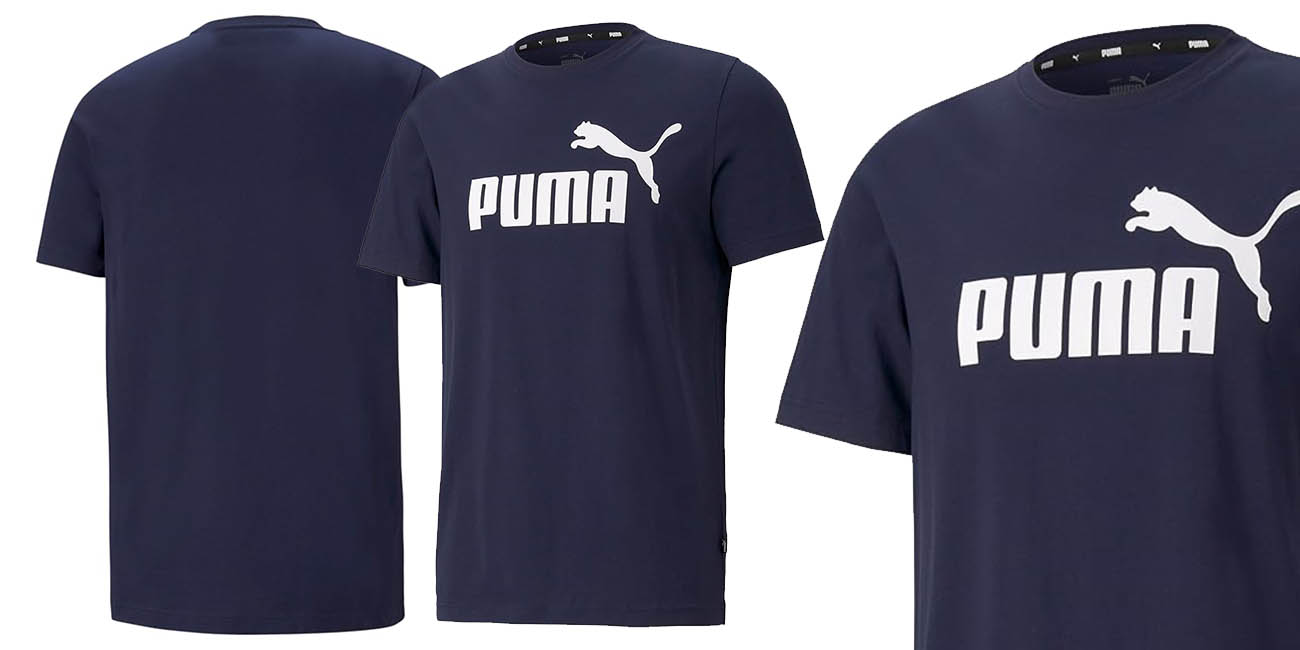 Chollo Camiseta de manga corta Puma Essentials Logo tee para hombre por solo 14,95€ (-40%)