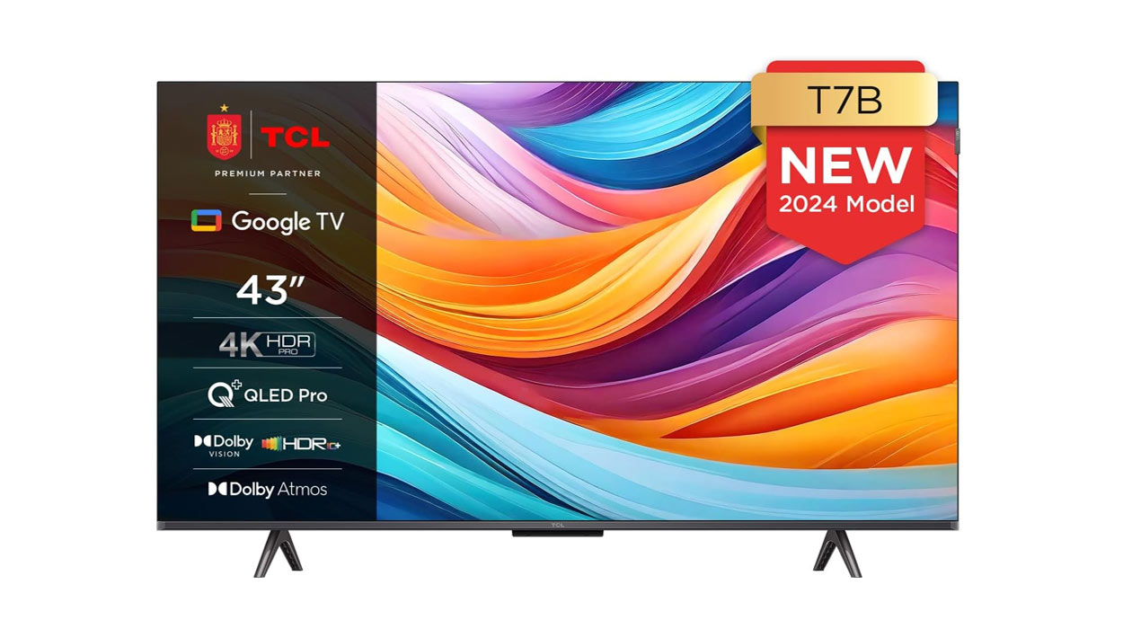 Chollo Smart TV TCL 43T7B por sólo 323,35€ con envío gratis (33% de descuento)