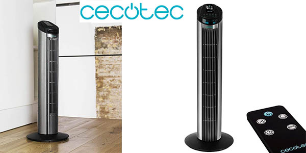 Chollo Ventilador de torre digital Cecotec ForceSilence 890 Skyline por sólo 36,28€ con envío gratis (-27%)