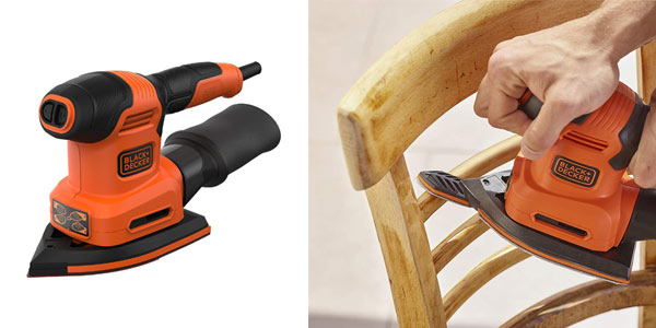 Chollo Lijadora 4 en 1 Black & Decker BEW200-QS con accesorios por sólo 39,95€ (-38%)