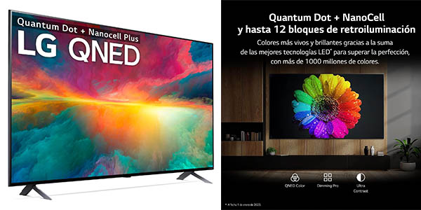 Amazon destroza el precio de este LG QNED de pantalla enorme con un descuentazo del 50%