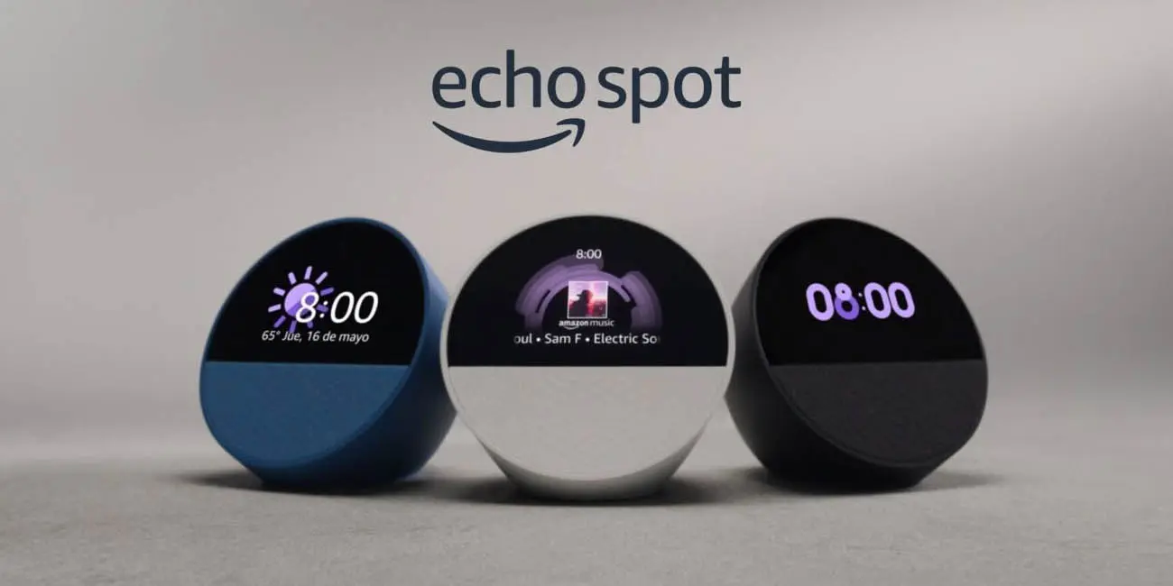 Chollo Nuevo Echo Spot (2024) con reloj despertador y Alexa por sólo 54,99€ con envío gratis (-42%)