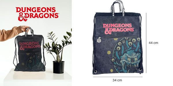 Chollazo Mochila saco Dragones y Mazmorras por sólo 6,35€ (-58%) ¡TOP VENTAS!