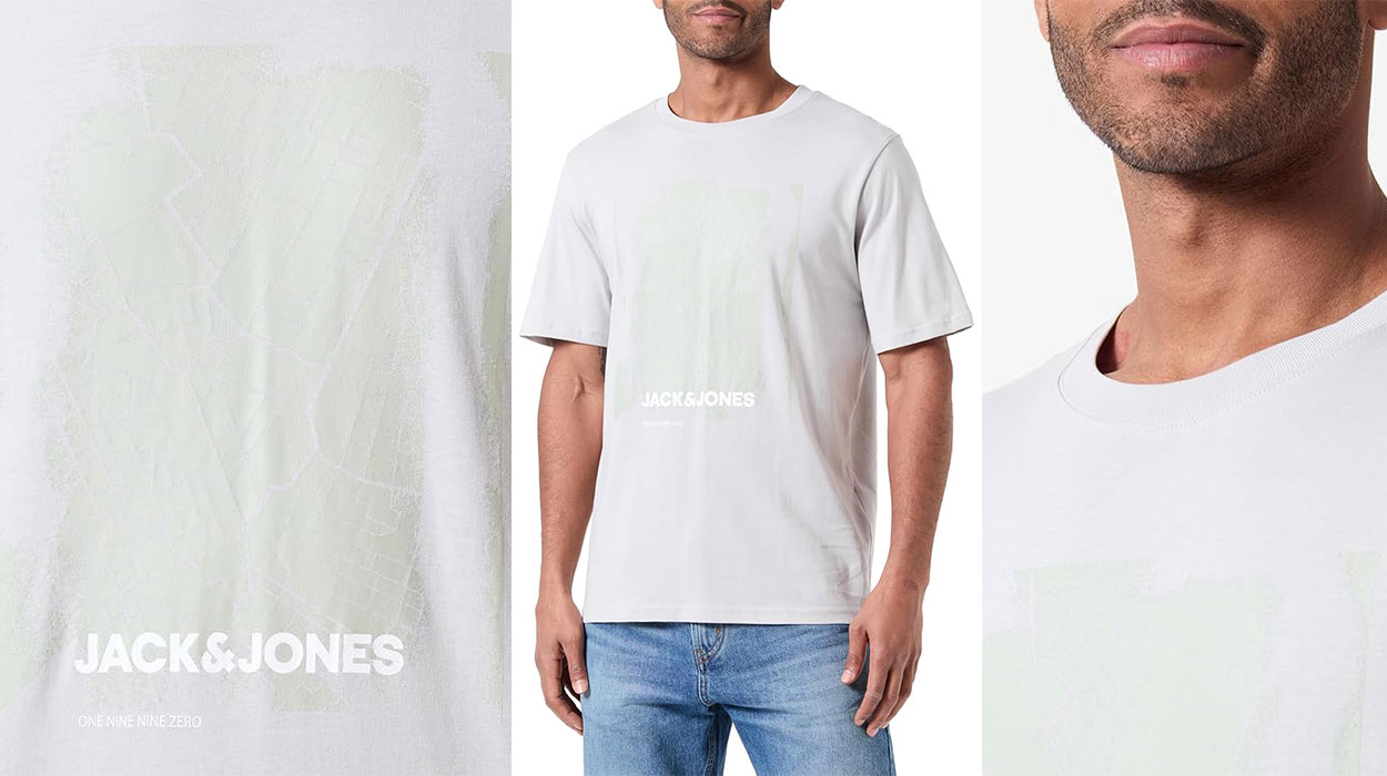 Chollo Camiseta Jack & Jones Jcocity Map para hombre por sólo 7,99€ (-25%)