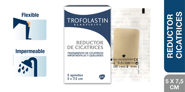 Chollo Trofolastin Reductor de Cicatrices 5 apósitos por sólo 23,99€ (39% de descuento)