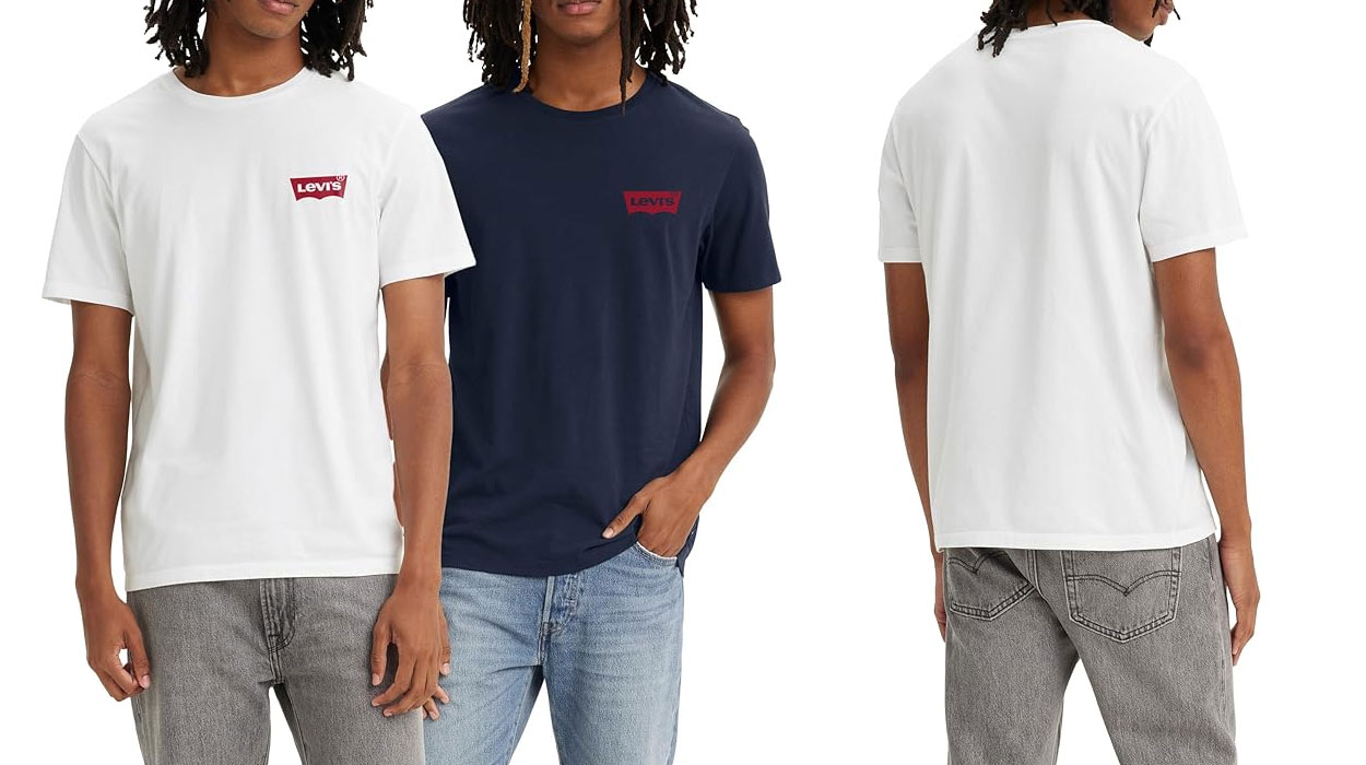 Amazon rebaja este pack de 2 camisetas Levi’s y cada una se queda en menos de 15€ ¡Corre!