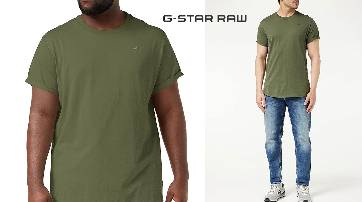 Renueva tus camisetas de algodón con esta de G-Star RAW y presume de haber cazado un buen chollo