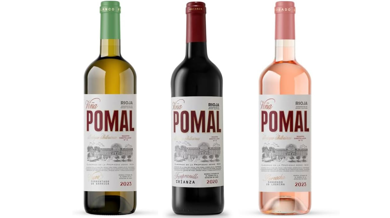 Chollo Pack degustación 3 botellas vino Viña Pomal DO Rioja por sólo 17,99€ (-27%)