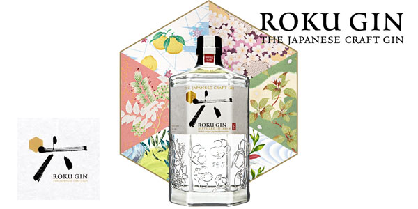 Chollo Ginebra premium Suntory Roku Gin por sólo 18,95€ (-26%)