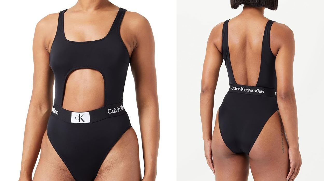 Marca tendencia en el Beach Club con este bañador Calvin Klein que te va a costar menos que una ronda de Mojitos