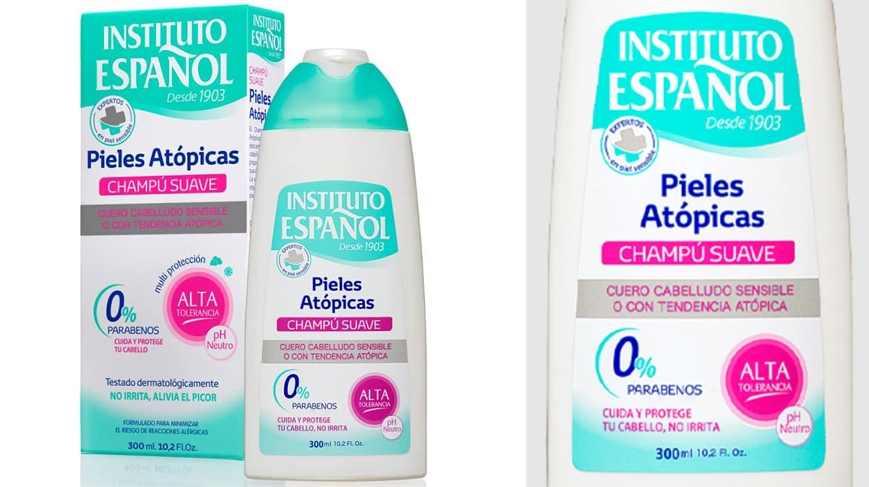 Chollo Champú Suave Instituto Español para pieles atópicas de 300 ml por sólo 2,98€ (-40%)