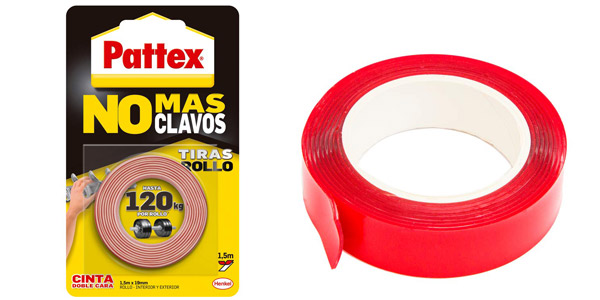 Chollo Cinta adhesiva de doble cara Pattex No Más Clavos extra fuerte por sólo 6,84€ (-35%)