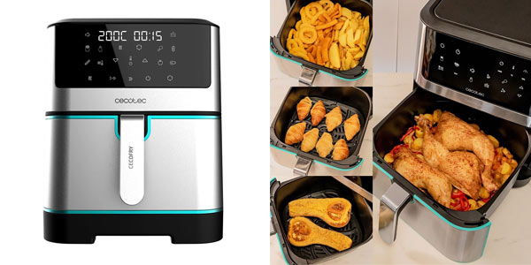 Chollo Freidora de aire Cecotec Cecofry Supreme 8000 Air Fryer de 8 litros por sólo 67,64€ con envío gratis (46% de descuento)