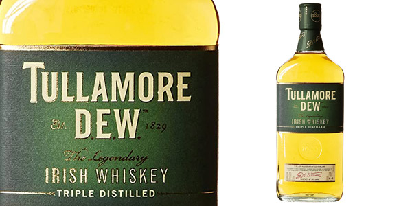 Chollo Whisky Tullamore Dew Irish Triple Destilado de 700 ml por sólo 12,52€ (-25%)