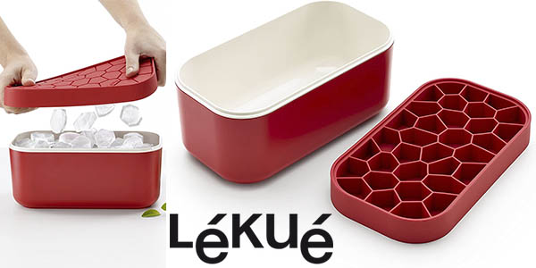 Chollo Caja Lékué para cubitos de hielo por sólo 14,99€ (37% de descuento) ¡Top ventas!