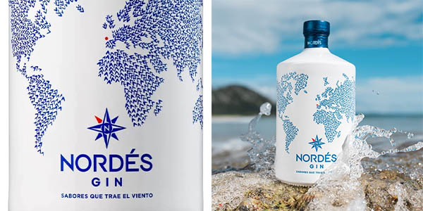 Chollo Ginebra Nordés Atlantic Galician Gin de 70 cl por sólo 17,75€ (-29%)