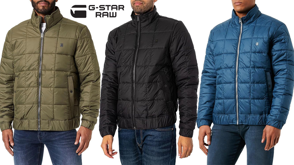 Esta chaqueta acolchada G-Star Raw que Amazon ha rebajado un 53% es uno de los chollazos de hoy