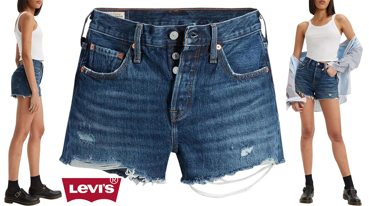 Ofertón gordo: Llévate hoy estos shorts originales Levi’s a MITAD de precio ¡Corre!