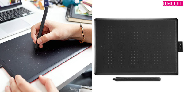 Chollo Tableta gráfica Wacom One con lápiz digital por sólo 38,39€ con envío gratis (52% de descuento)