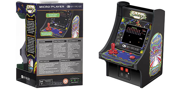 Chollo Consola retro My Arcade Micro Player Retro Galaga por sólo 19,99€ con envío gratis (-43%)