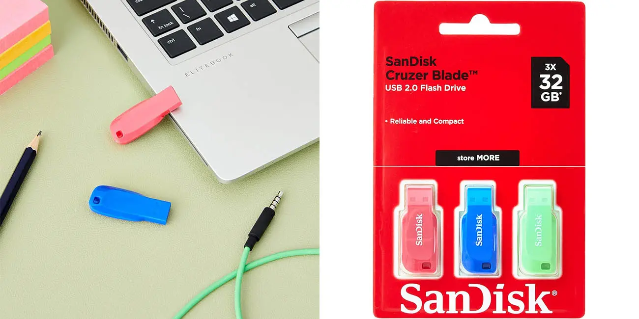 Amazon HUNDE el precio de este pack de 3 pendrive SanDisk Cruzer Blade de 32 GB por sólo 3,30€ cada unidad ¡BRUTAL!