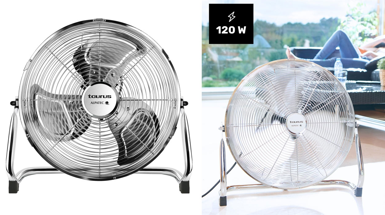 Chollo Ventilador Taurus Sirocco 18 por sólo 49,99€ con envío gratis (-61%)