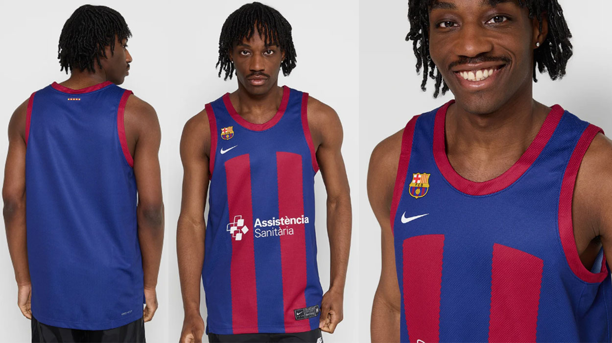 Siente el ADN del Barça con esta camiseta blaugrana Nike de basket rebajada un 54%