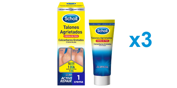 Chollo Crema de pies Scholl para talones agrietados con urea y queratina de 60 ml por sólo 5,99€ (-42%)