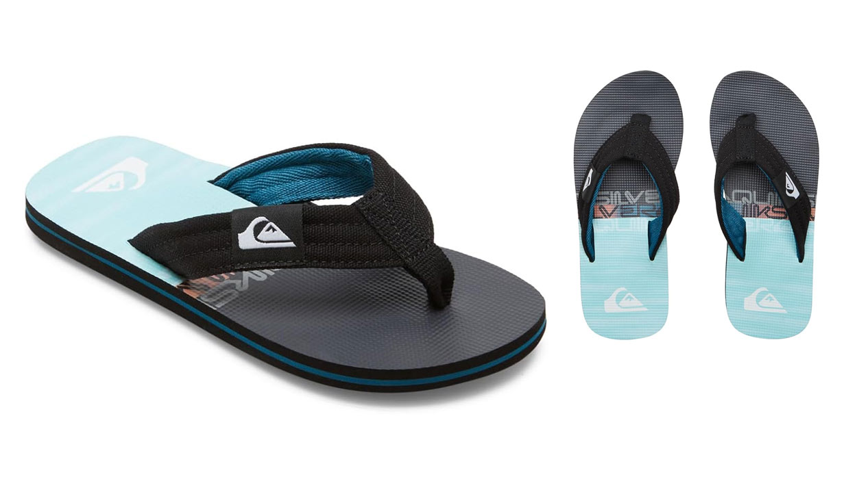 Estas chanclas Quiksilver para niños están disponibles hasta la talla 38 y hoy es el mejor día para comprarlas gastando lo MÍNIMO