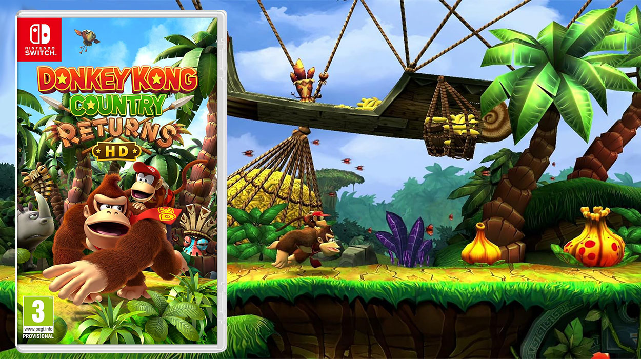 Reserva Donkey Kong Country Returns HD para Switch al mejor precio