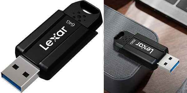 Chollo Memoria USB 3.1 Lexar JumpDrive S80 de 64 GB por sólo 5,99€ (-37%)