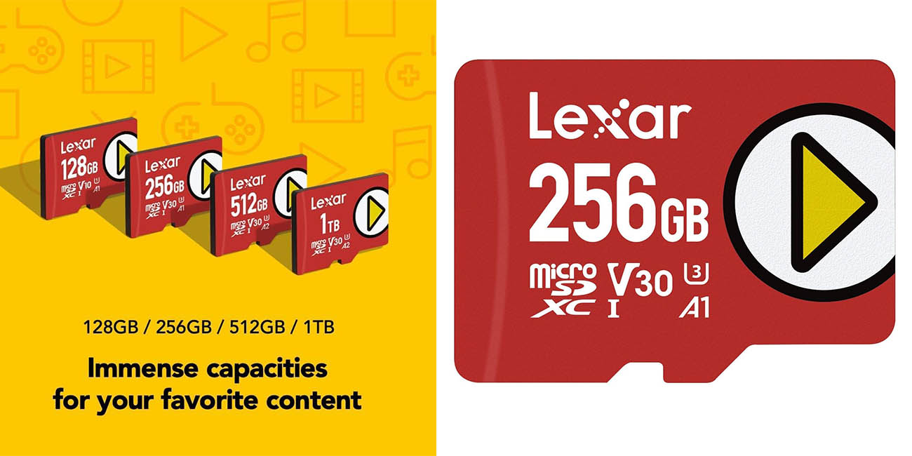 Chollazo Tarjeta microSDXC Lexar Play de 256GB por sólo 17,99€ (31% de descuento)