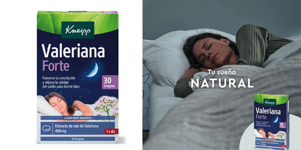 Chollo Valeriana Forte Kneipp por sólo 7,92€ (20% de descuento)