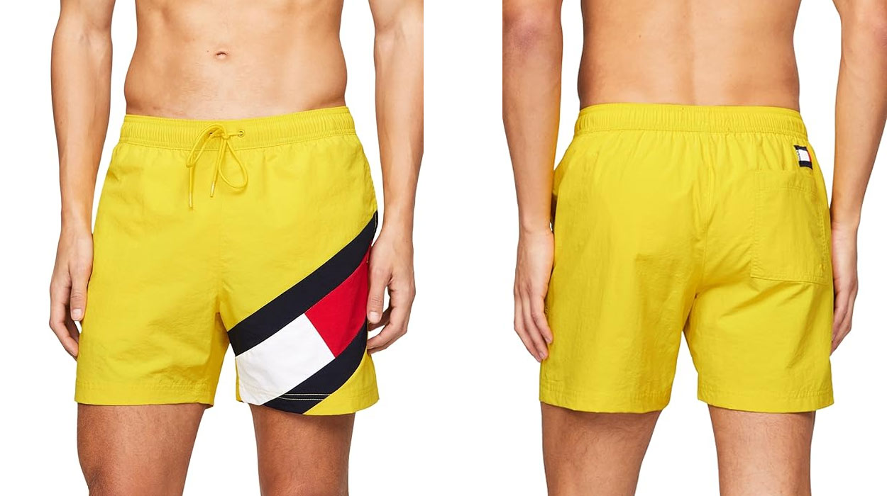 Luce todo el estilo de Tommy Hilfiger con este bañador rebajadísimo en el color perfecto para los más atrevidos