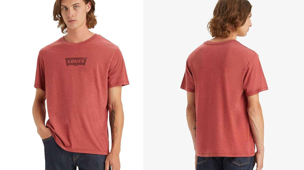 Chollo Camiseta Levi’s Graphic Crewneck tee Reds para hombre por sólo 15,80€ (-54%)