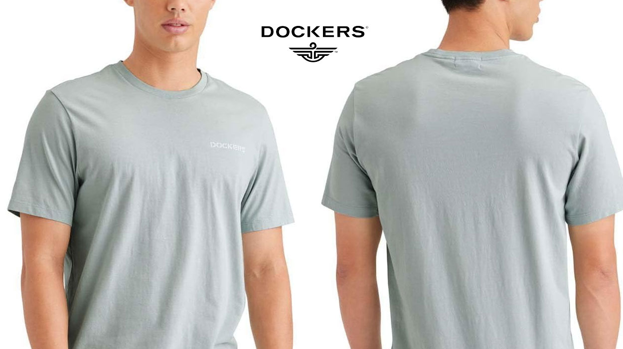 Chollo Camiseta Dockers Logo para hombre por sólo 14,50€ (-50%)