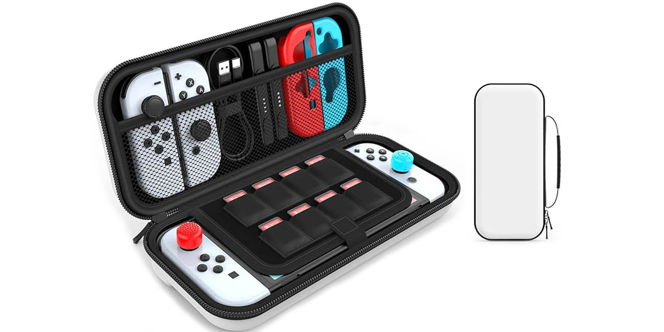 Chollo Funda de transporte para Nintendo Switch o Switch OLED y accesorios por sólo 9,91€ (-41%)