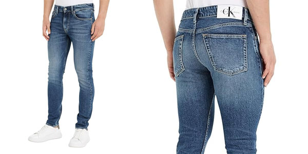 Chollo Vaqueros Calvin Klein Slim Taper Jeans para hombre por sólo 49€ con envío gratis (51% de descuento)