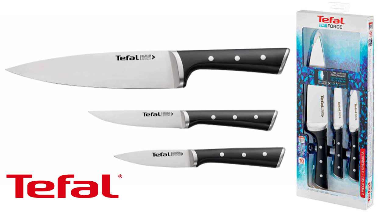 Lidl corta por la MITAD el precio de este fantástico set de cuchillos Tefal Ice Force ¡Los necesitas en tu cocina!